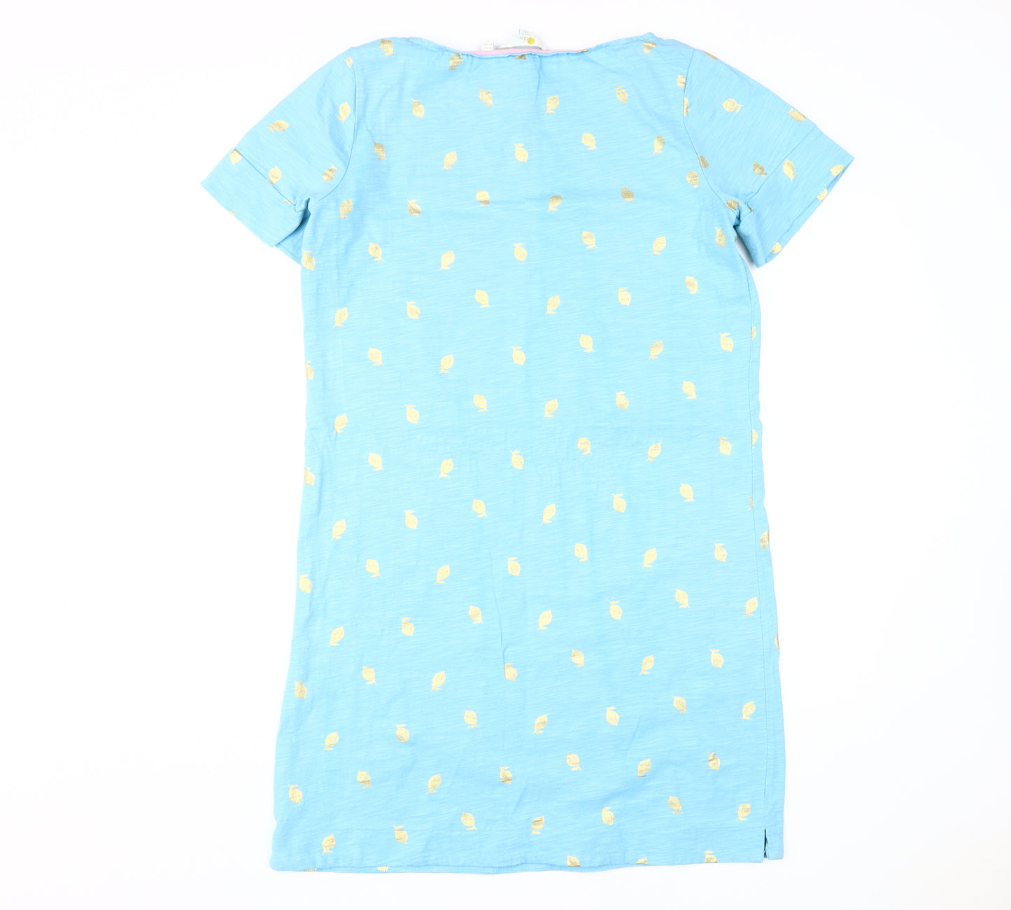 Boden Women's Blue Shift Dress Size 14, Cotton, Casual