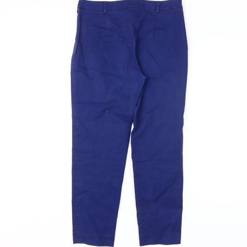 Hobbs Women's Blue Chino Trousers Size 10