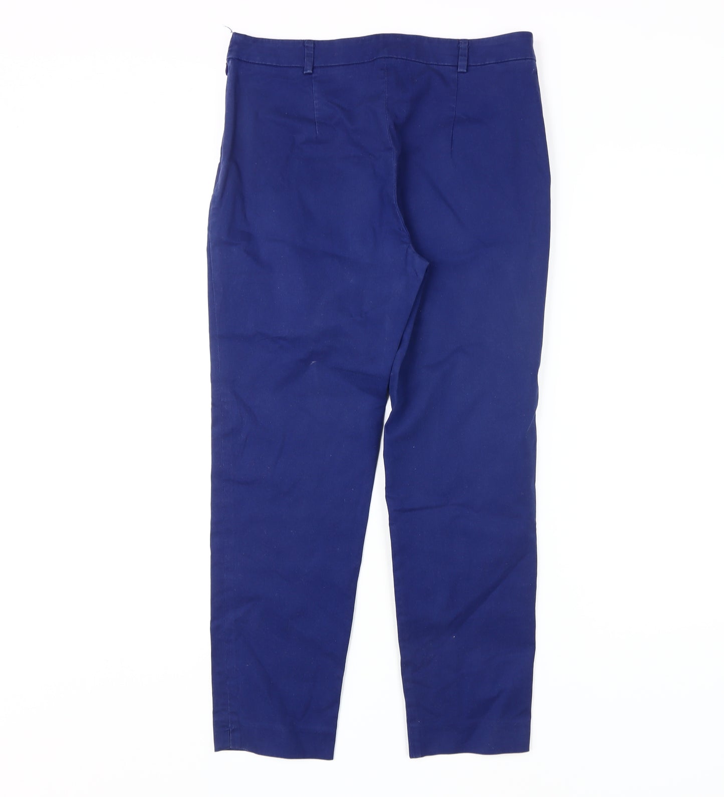 Hobbs Women's Blue Chino Trousers Size 10