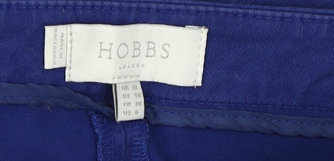 Hobbs Women's Blue Chino Trousers Size 10