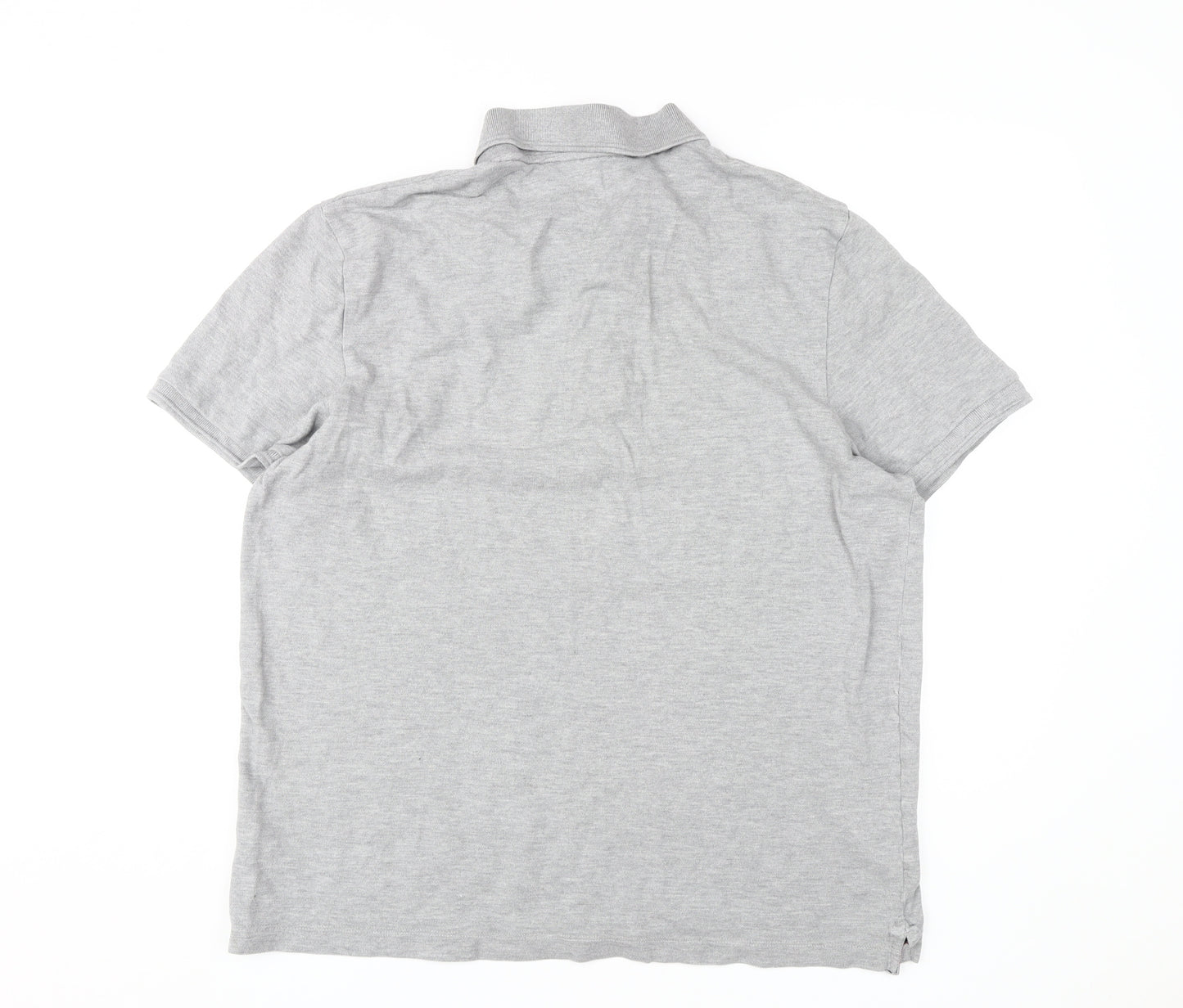 John Lewis Men's Grey Polo Shirt Size L