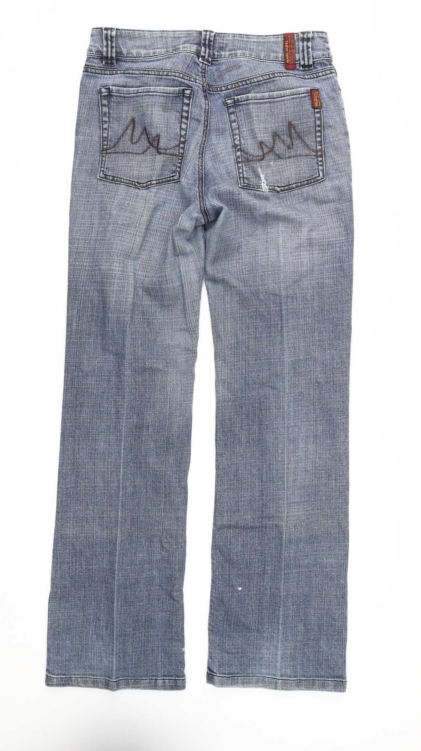 Marc Aurel Women's Blue Straight Jeans Size 14