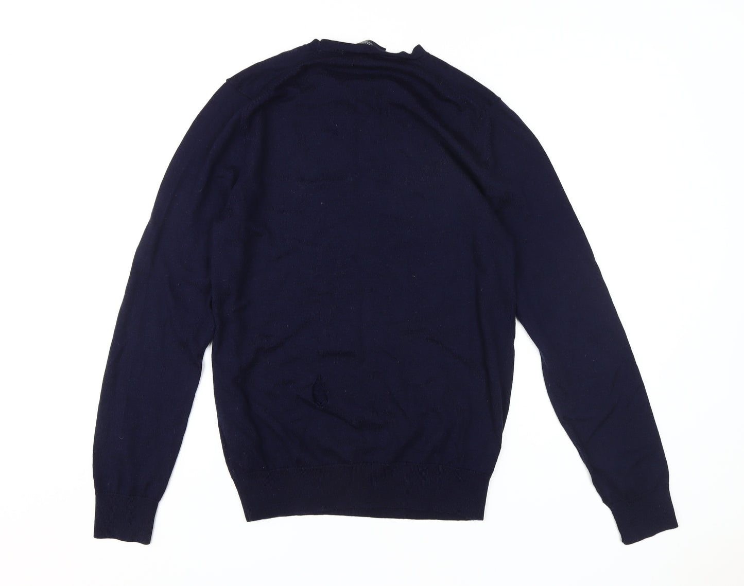 Charles Tyrwhitt Men's Blue Pullover Jumper Size S