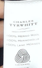 Charles Tyrwhitt Men's Blue Pullover Jumper Size S