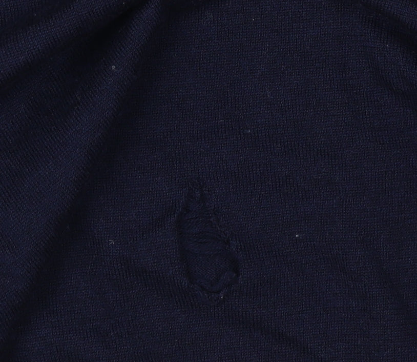 Charles Tyrwhitt Men's Blue Pullover Jumper Size S