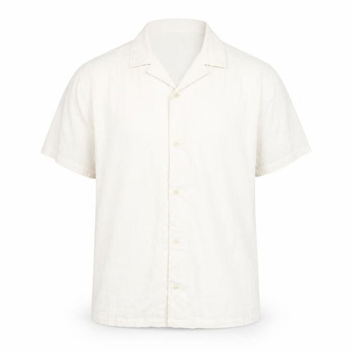 Wear London Men's White Short Sleeve Button-Up Shirt L