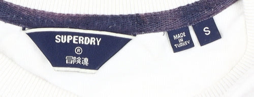 Superdry Men's White Vintage Logo T-Shirt, Size S