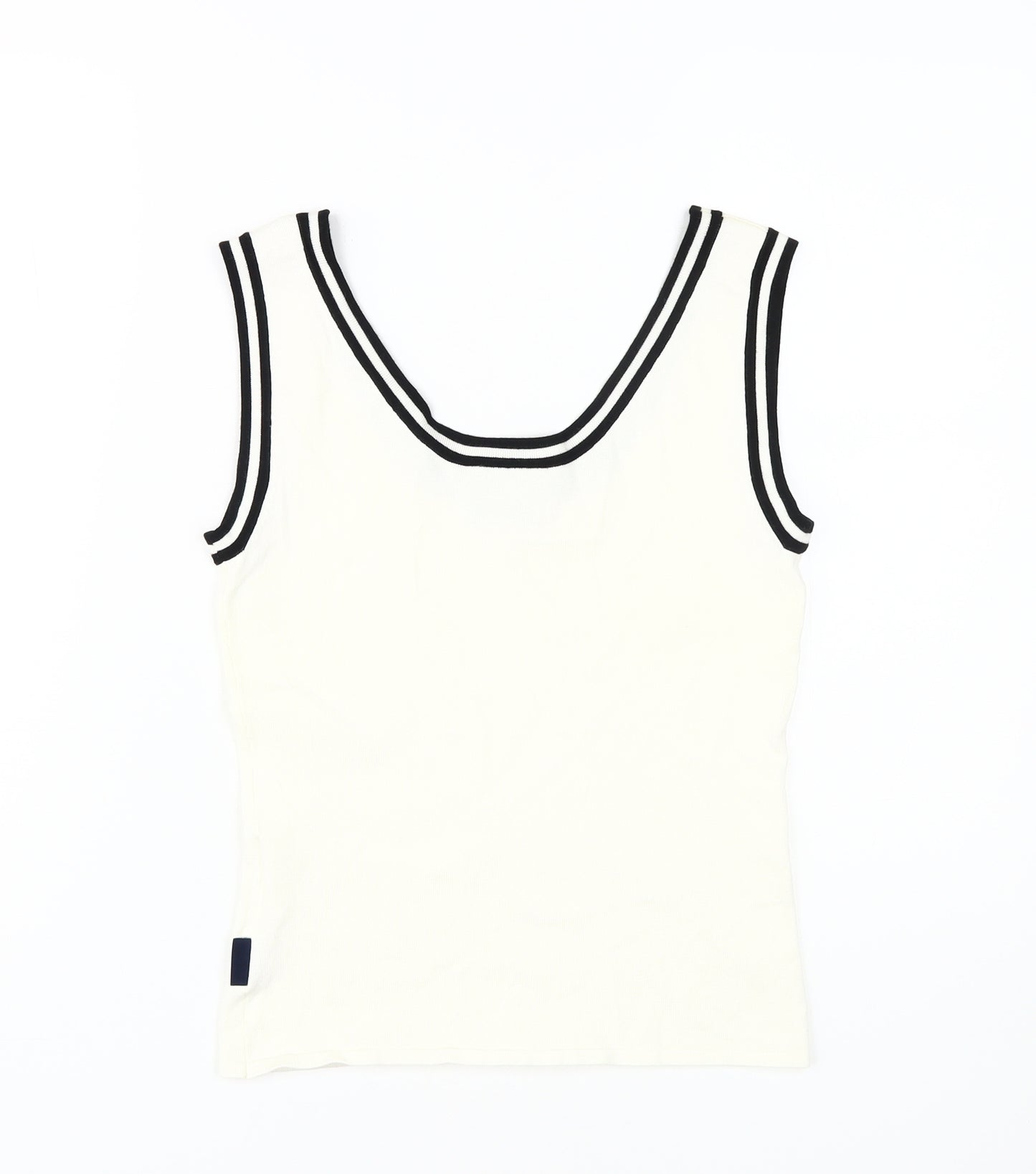 Australian Women's White Tank Top Size 20 Scoop Neck