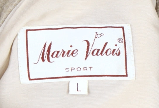 Marie Valois Women's Beige Mid-Length Jacket L