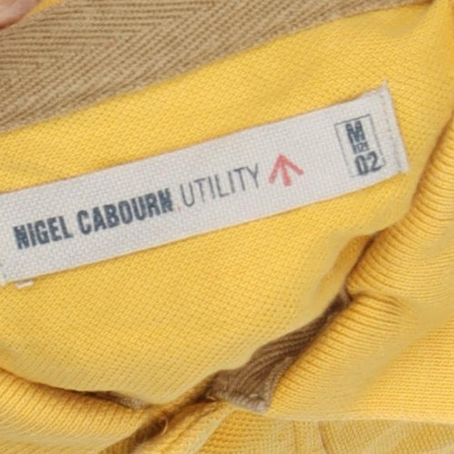 Nigel Cabourn Men's Yellow Polo Shirt - Size M