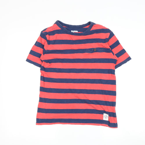 Gap Kids Striped Boys T-Shirt, Multicoloured, Size 10 Years