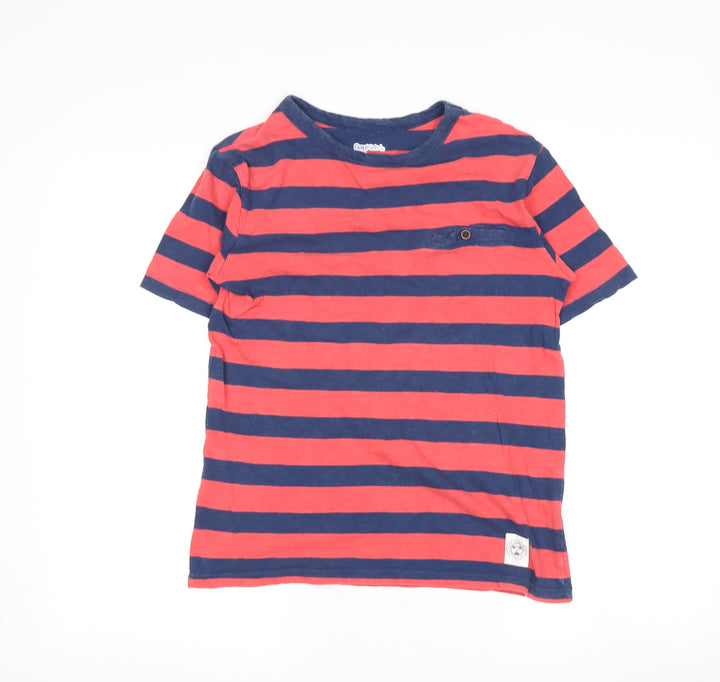 Gap Kids Striped Boys T-Shirt, Multicoloured, Size 10 Years