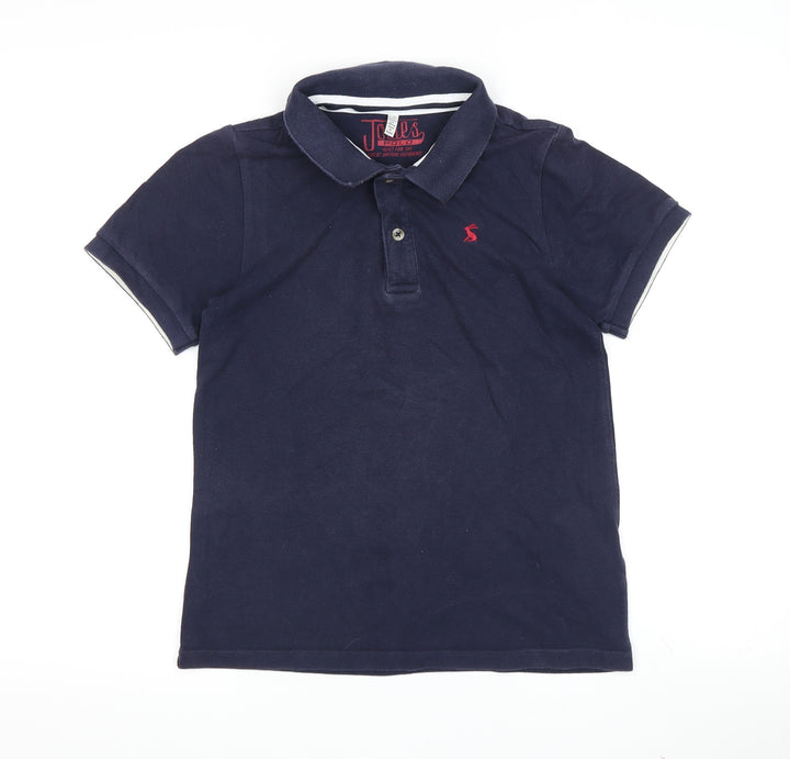 Joules Boys' Blue Polo Shirt, 9-10 Years, Casual Style
