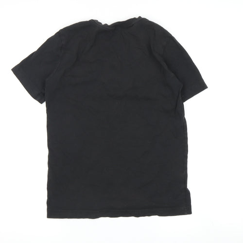 Adidas Boys Black Camouflage Graphic T-Shirt 9-10 Years