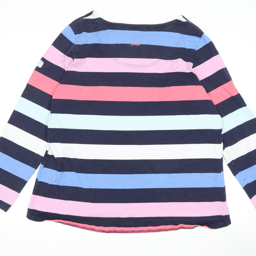 Joules Women's Multicoloured Stripe T-Shirt Size 18