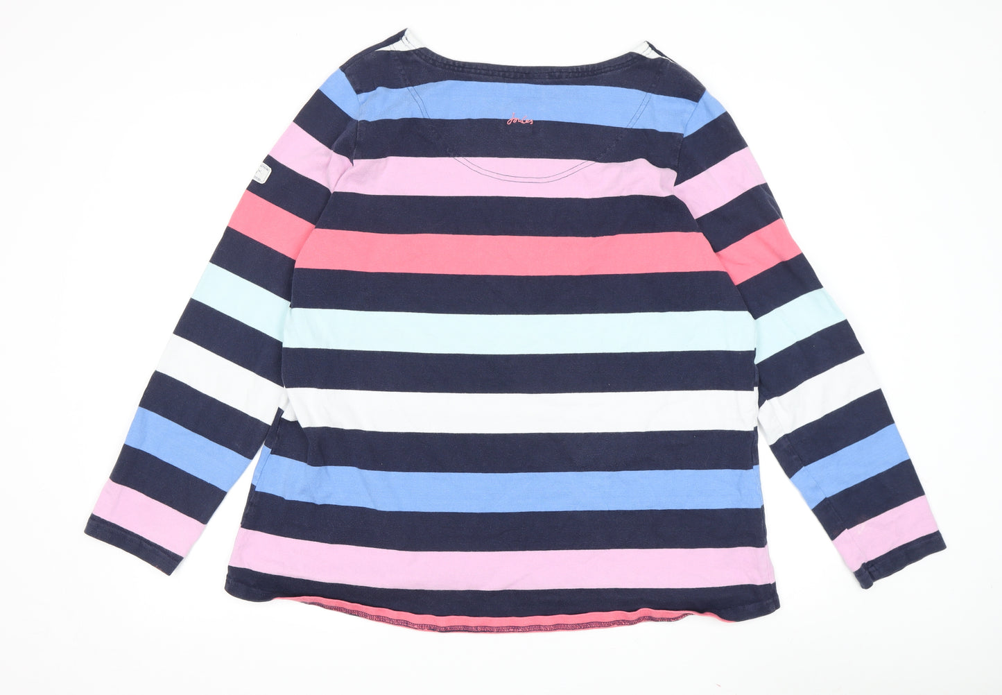 Joules Women's Multicoloured Stripe T-Shirt Size 18