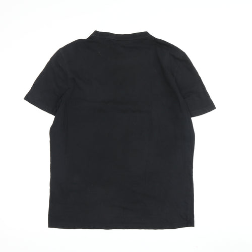 Hugo Men's Black Medium Logo T-Shirt