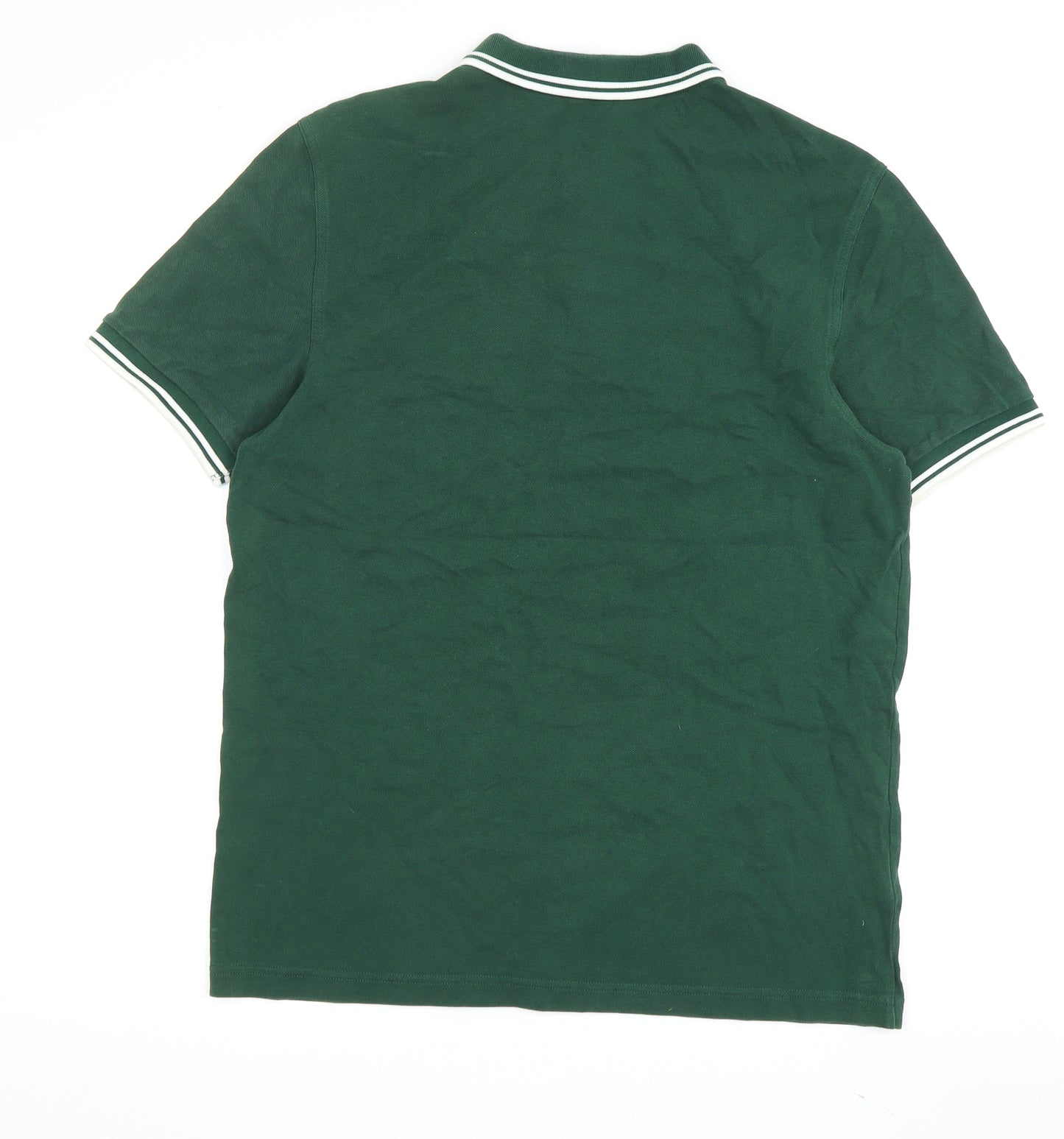 Fred Perry Men's Green Polo Shirt Size L