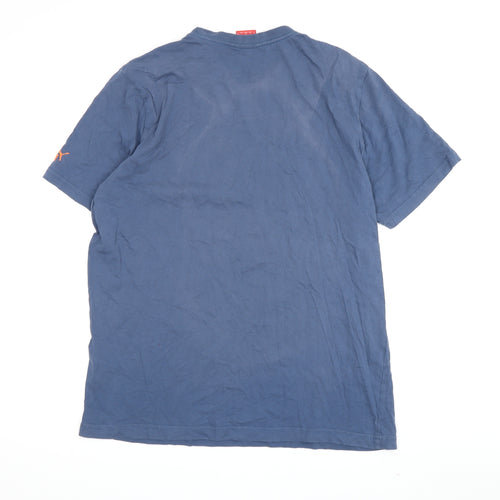 Puma Men's Blue Sports T-Shirt Size L