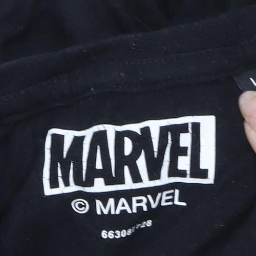 Marvel Deadpool Black T-Shirt Men's Comics Graphic