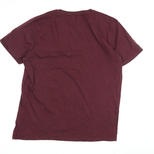 Jack & Jones Men's Red XL Crew Neck T-Shirt