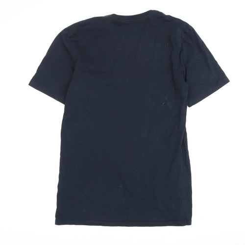 Nike Men's Black Athletic Fit Crew T-Shirt, Size S