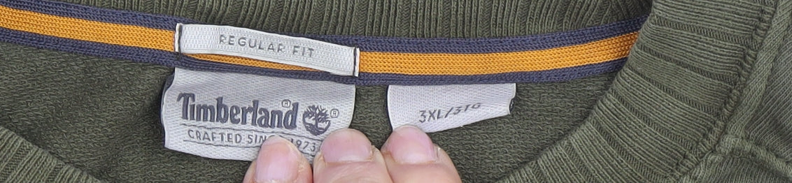 Timberland Men's Green 3XL Pullover Sweatshirt