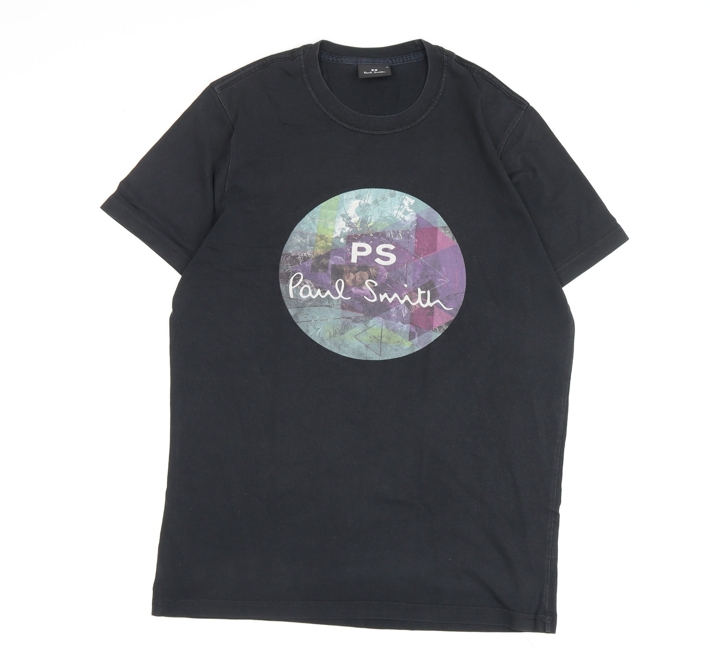 Paul Smith Men's Black Graphic Print T-Shirt M