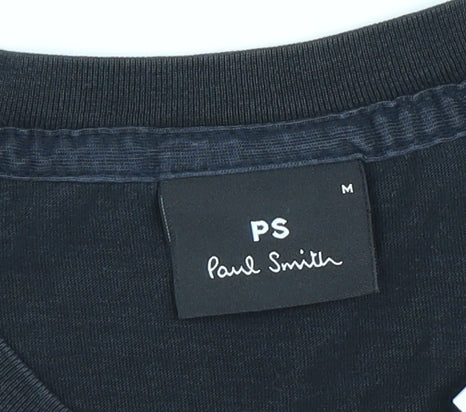 Paul Smith Men's Black Graphic Print T-Shirt M