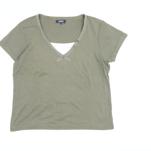 Maine New England Women’s Green T-Shirt Size 16
