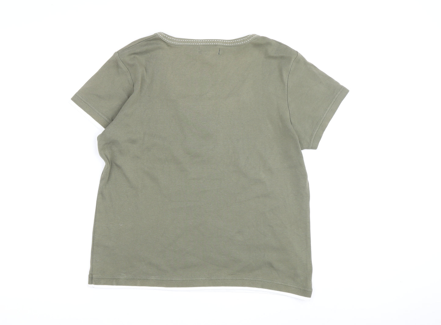 Maine New England Women’s Green T-Shirt Size 16