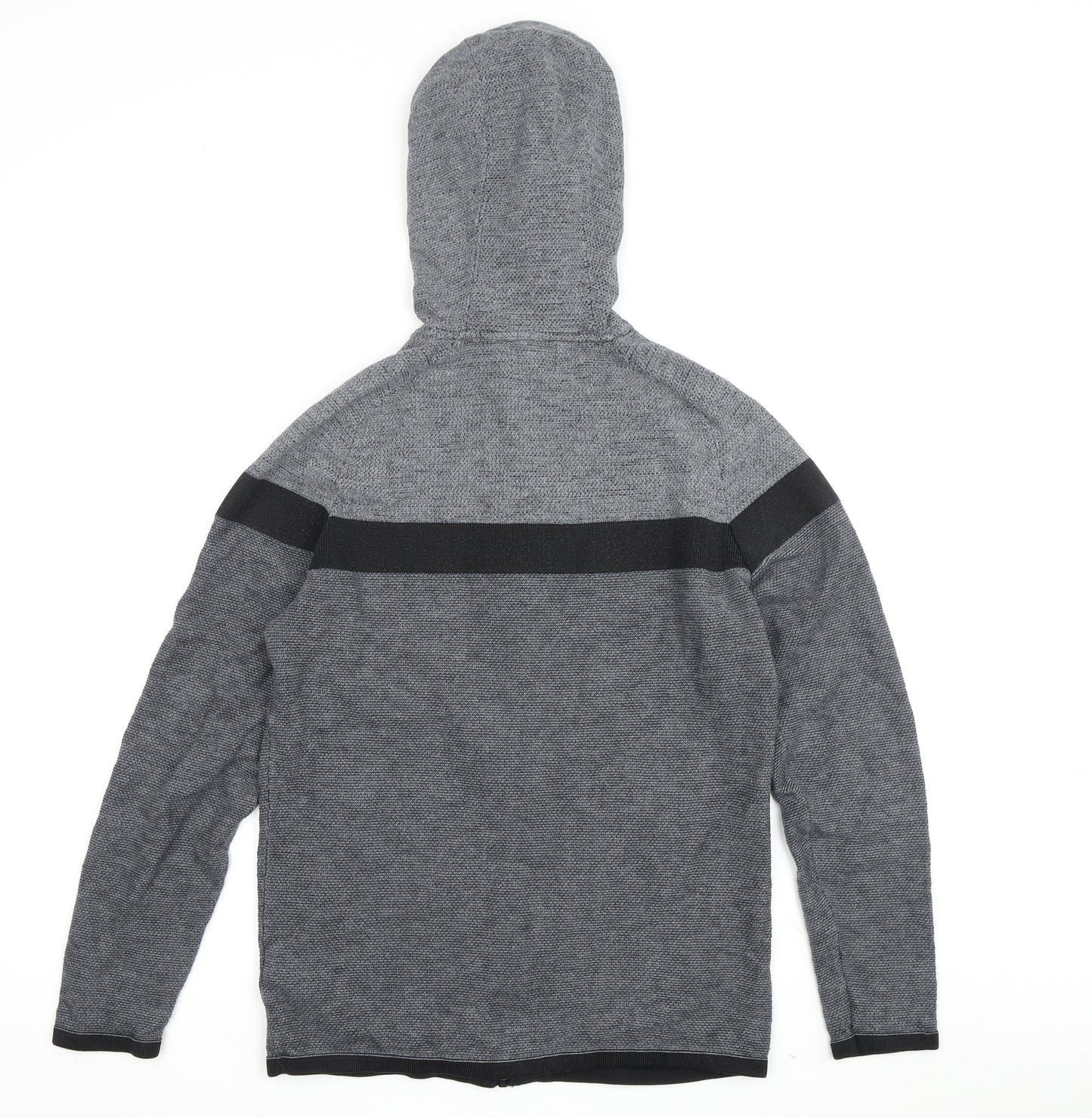 Next Men's Grey Full Zip Hoodie Size S