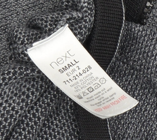 Next Men's Grey Full Zip Hoodie Size S