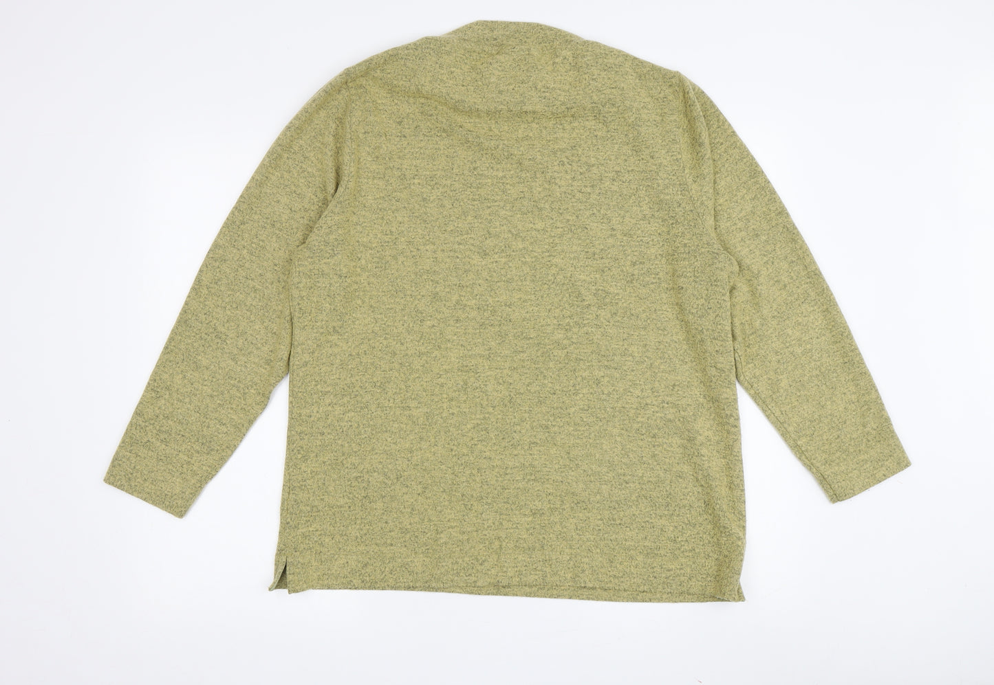 TIGI Women's Green High Neck Pullover Jumper, Size 18