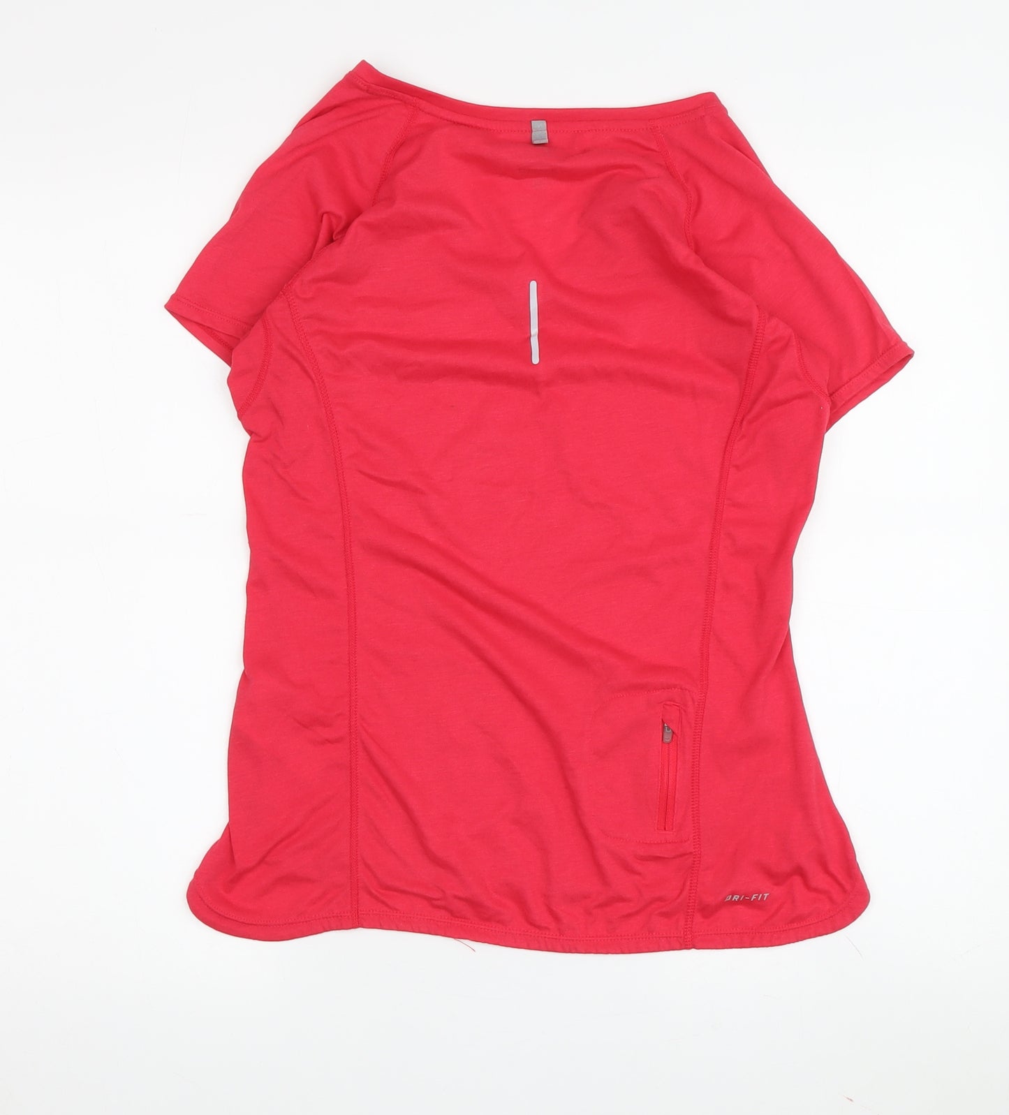 Nike Women's Red V-Neck Running T-Shirt M