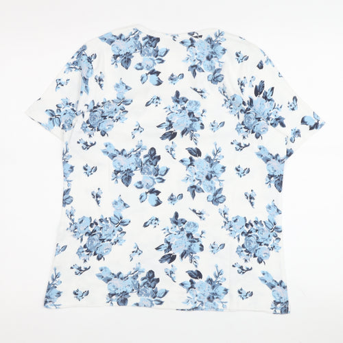 Isle Women’s M Floral White T-Shirt