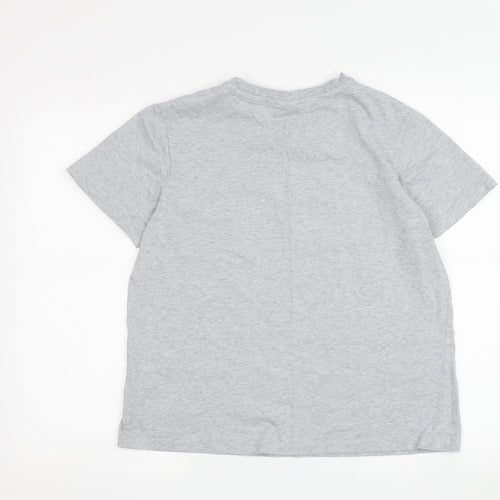 Gymshark Grey Unisex Medium T-Shirt Crew Neck