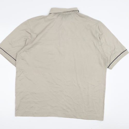 Tom Hagan Men's Beige Polo Shirt Size L