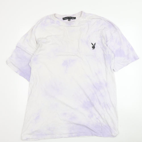Playboy Missguided Unisex Multicoloured Graphic Tee S