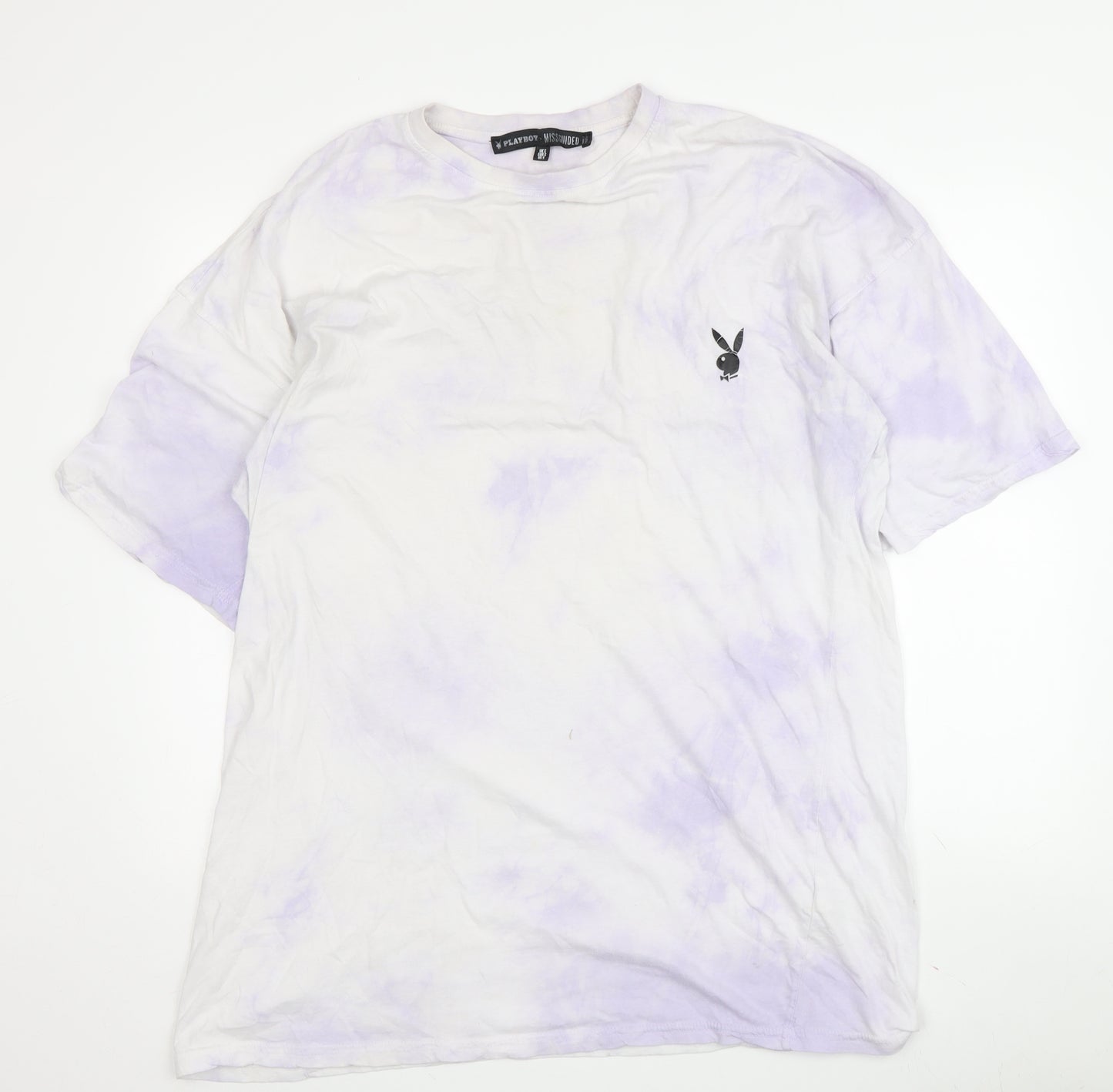 Playboy Missguided Unisex Multicoloured Graphic Tee S
