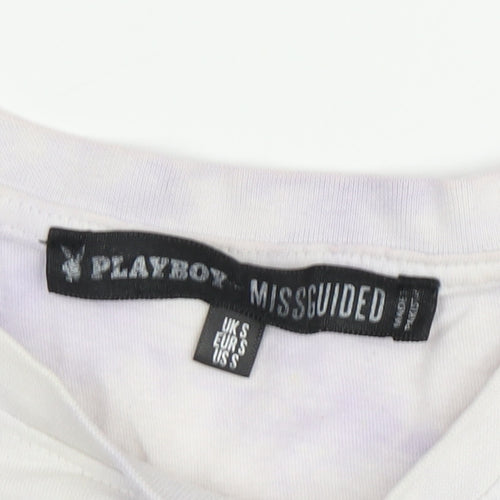 Playboy Missguided Unisex Multicoloured Graphic Tee S