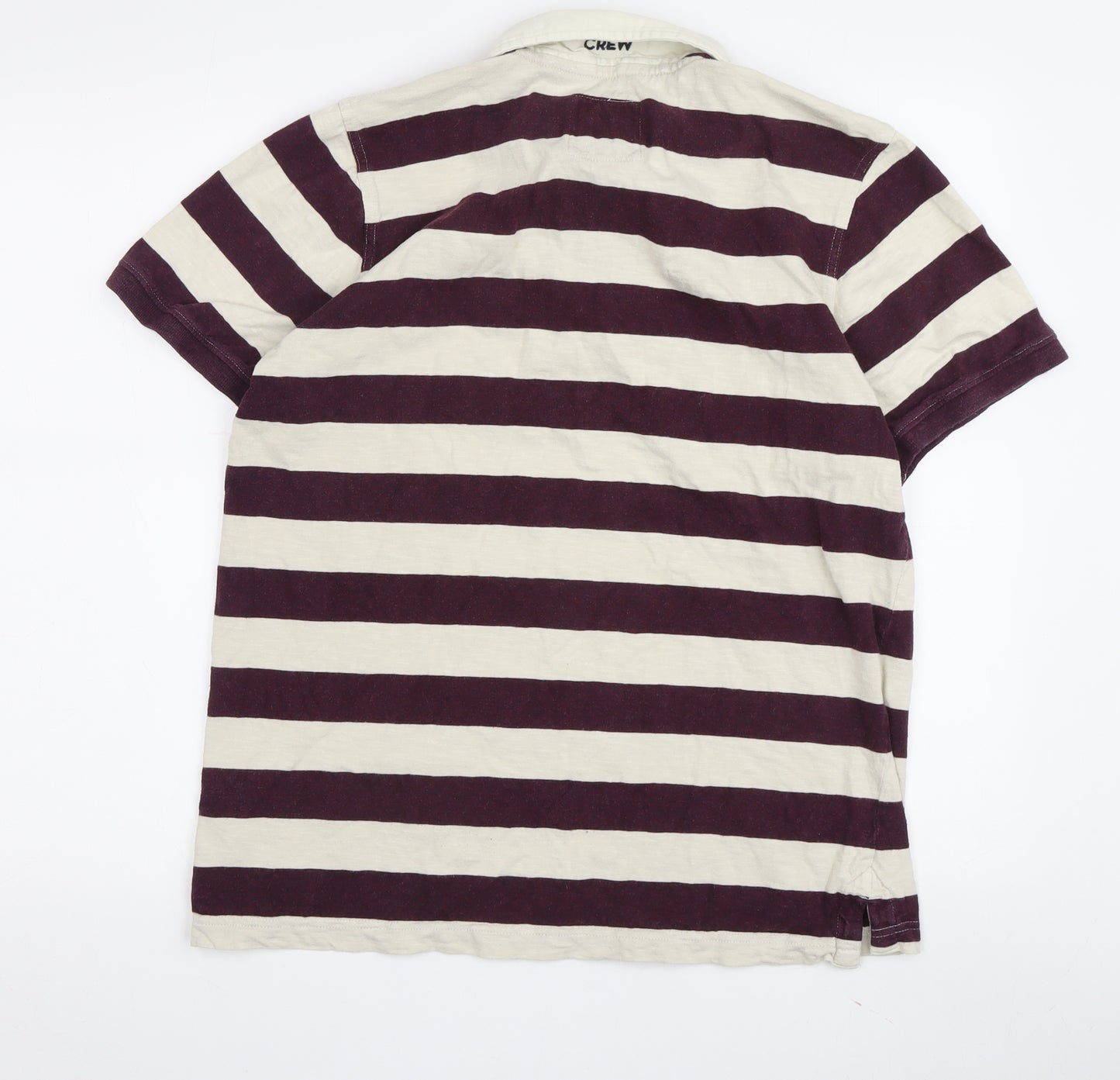 Crew Clothing Men's Multicoloured Striped Polo, M