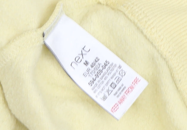 Next Women's Yellow Pullover Sweatshirt M