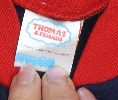 Thomas & Friends Unisex Babygrow Blue 12-18 Months Fleece