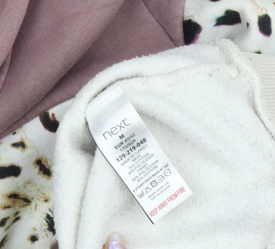 Next Women's Multicoloured Animal Print Hoodie, M