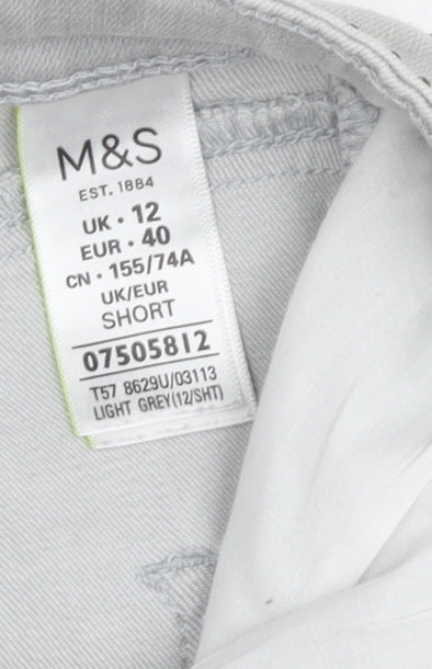 Marks and Spencer Women’s Grey Skinny Studded Jeans Size 12
