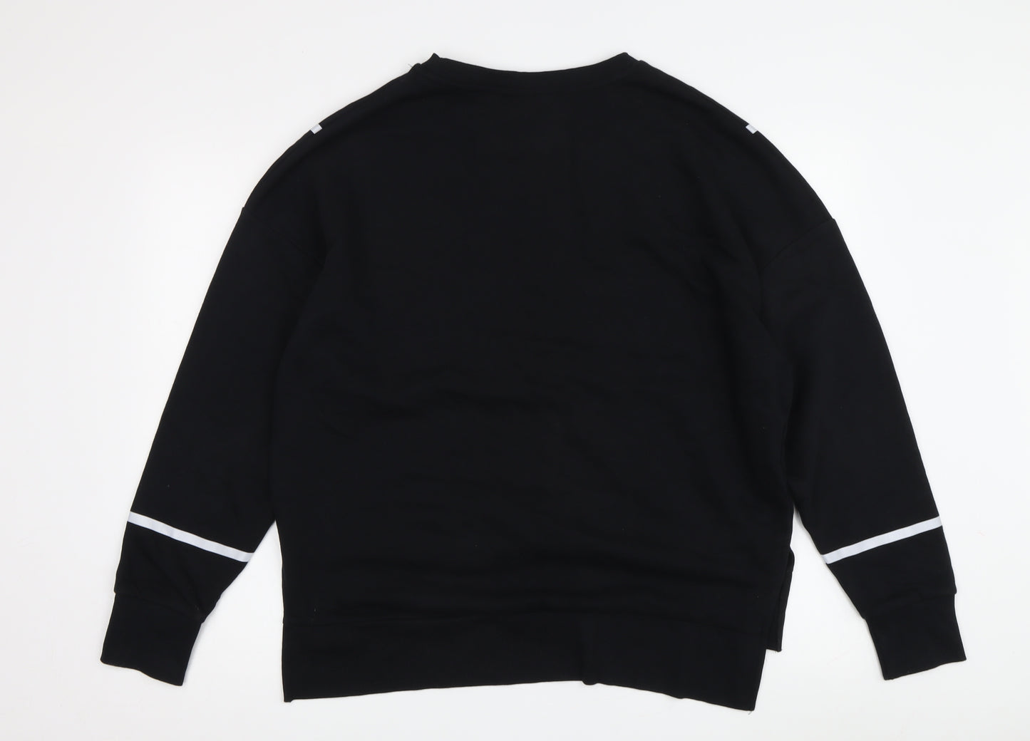 NASA Unisex Black S Reflective Pullover Sweatshirt