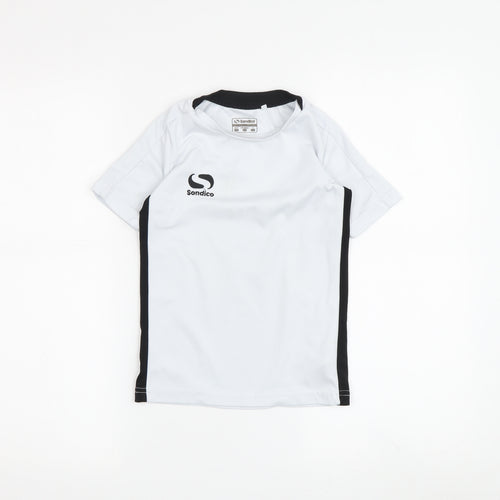 Sondico Boys White T-Shirt 5-6 Years Sports Activewear