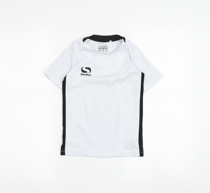 Sondico Boys White T-Shirt 5-6 Years Sports Activewear