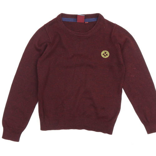 West Ham United Boys Red Pullover Jumper 7-8 Years